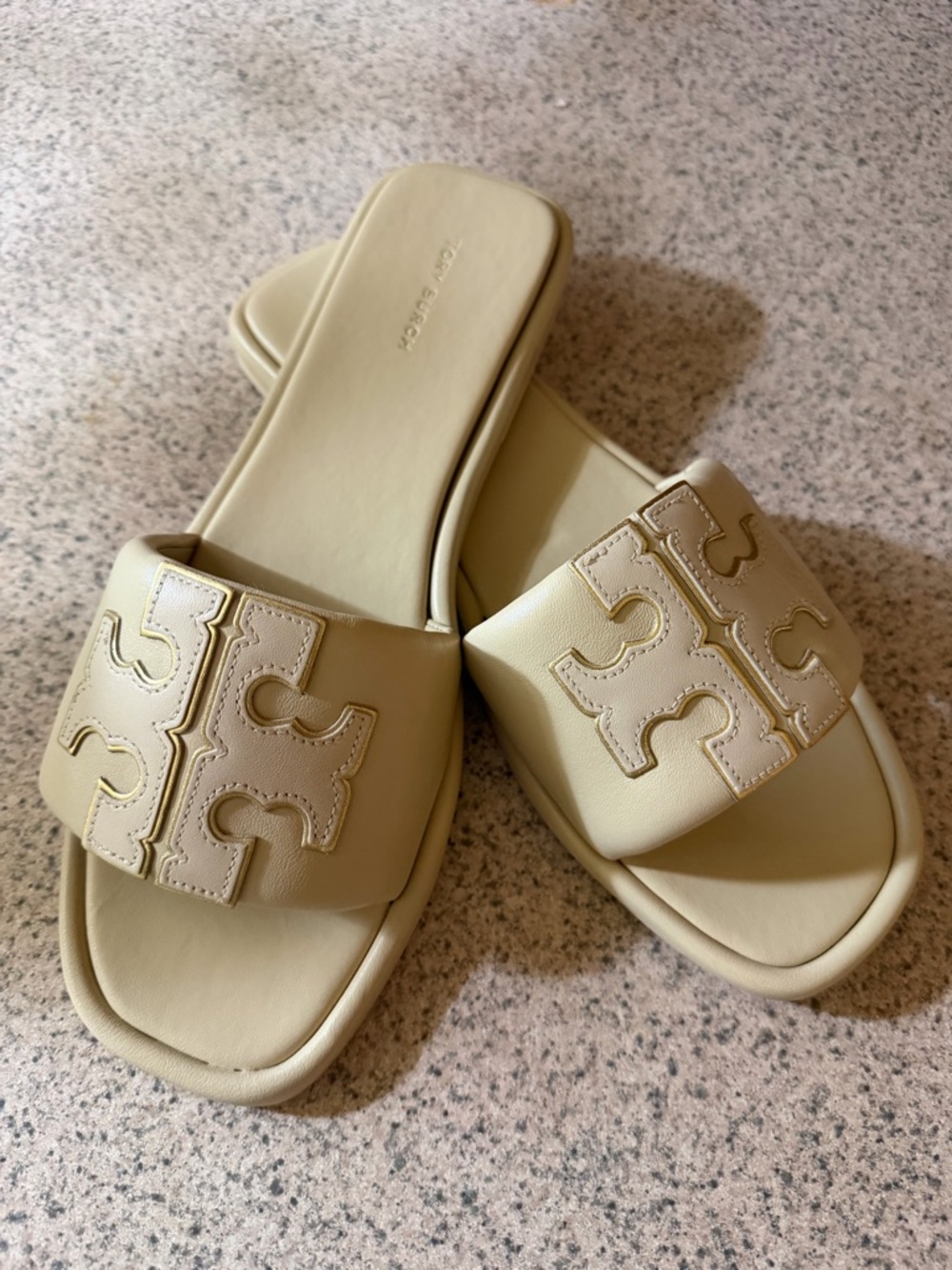 NEW!! Tory Burch Women's Double T Sport Slide Sandals